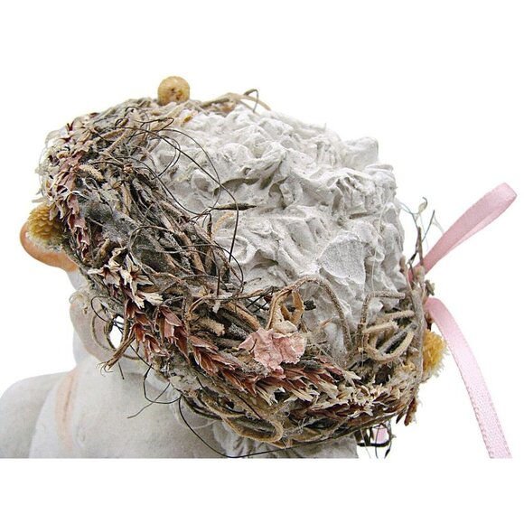 Vintage Handcrafted Cherub Angel and Goose Duck Figurine Cast Art By Kristin '91 - Picture 6 of 13